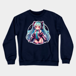 Hatsune Miku android Crewneck Sweatshirt